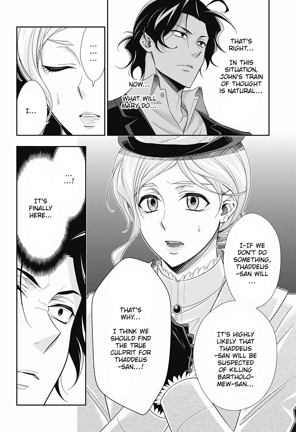 Yukoku no Moriarty Chapter 42 page 14 - Chapter 42: The Sign of Mary Act 3