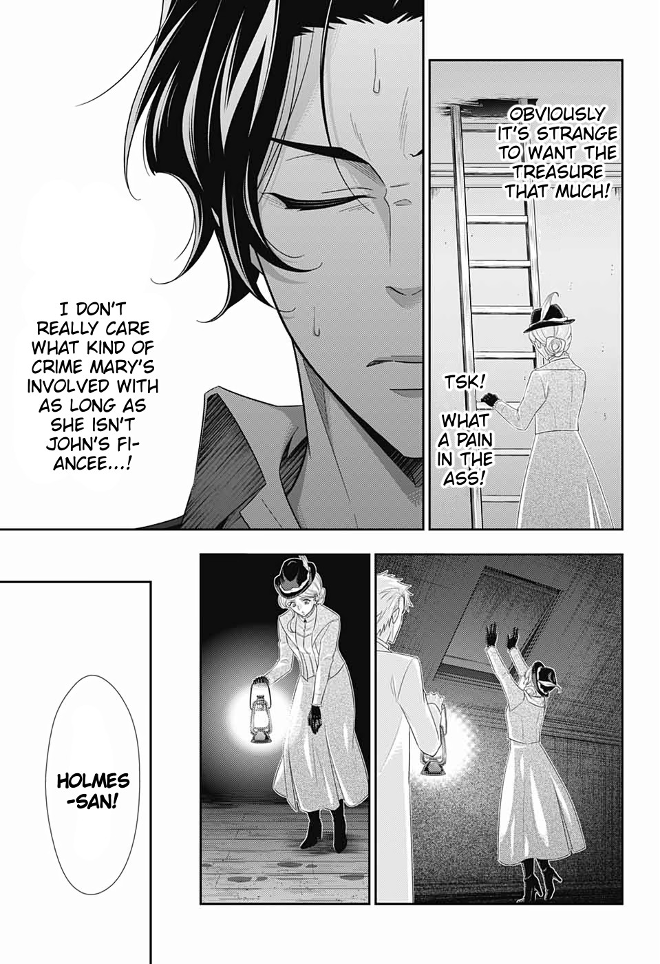 Yukoku no Moriarty Chapter 42 page 19 - Chapter 42: The Sign of Mary Act 3
