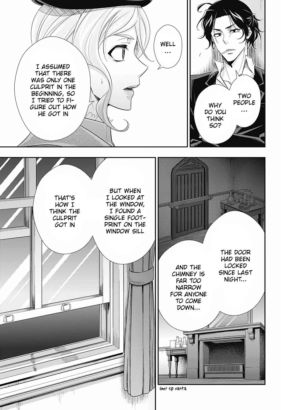 Yukoku no Moriarty Chapter 42 page 21 - Chapter 42: The Sign of Mary Act 3