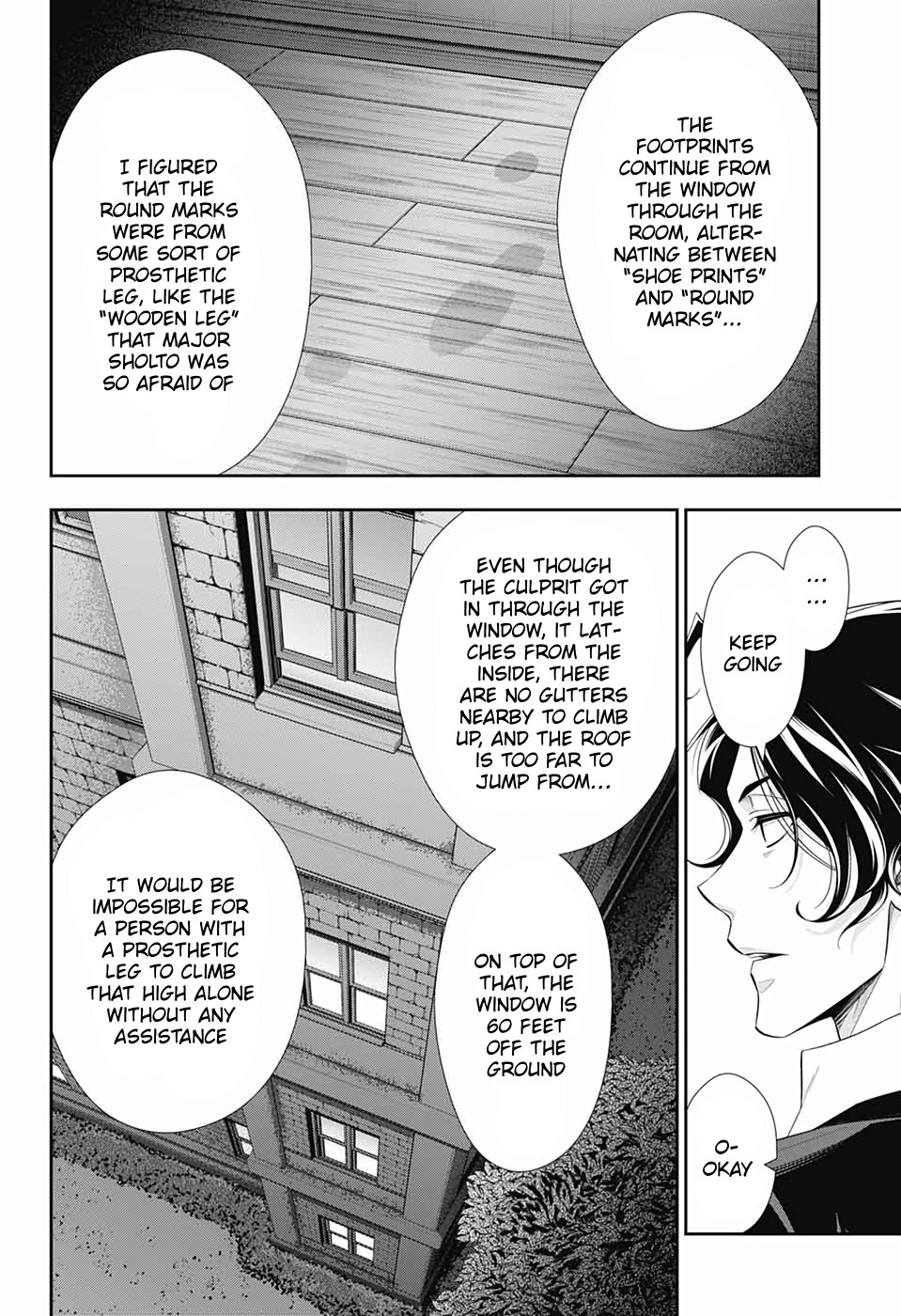 Yukoku no Moriarty Chapter 42 page 22 - Chapter 42: The Sign of Mary Act 3