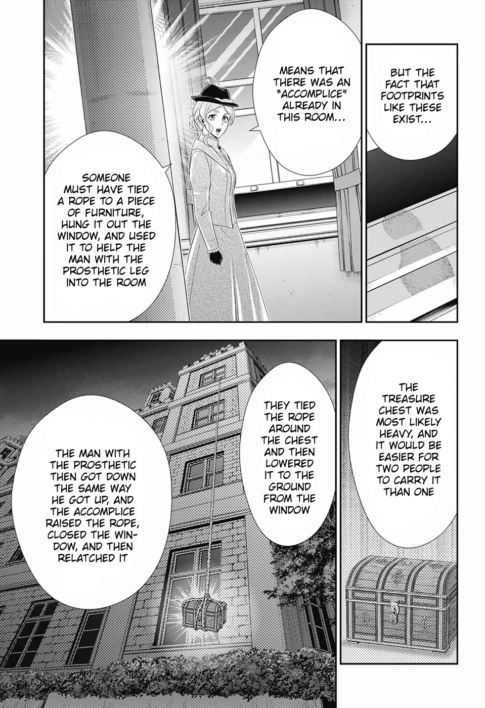 Yukoku no Moriarty Chapter 42 page 23 - Chapter 42: The Sign of Mary Act 3