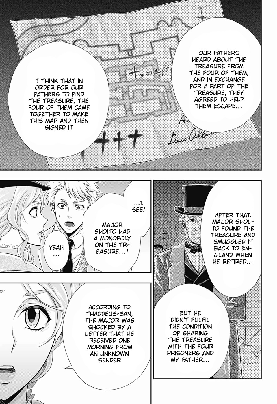 Yukoku no Moriarty Chapter 42 page 29 - Chapter 42: The Sign of Mary Act 3