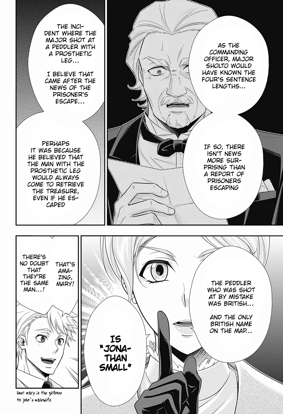 Yukoku no Moriarty Chapter 42 page 30 - Chapter 42: The Sign of Mary Act 3