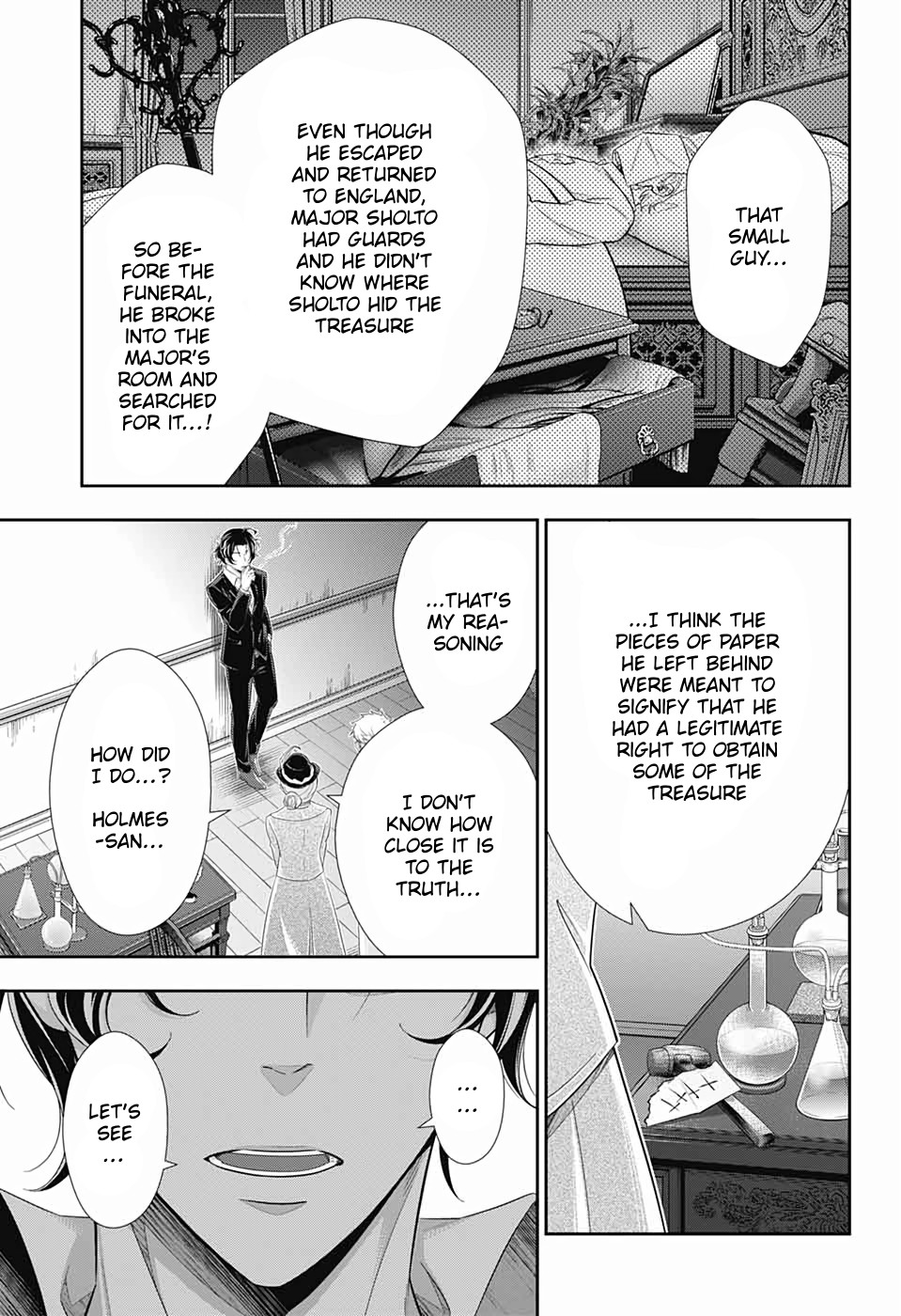 Yukoku no Moriarty Chapter 42 page 31 - Chapter 42: The Sign of Mary Act 3