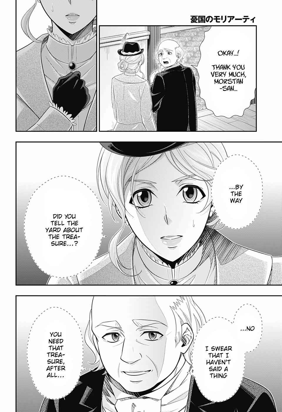 Yukoku no Moriarty Chapter 42 page 36 - Chapter 42: The Sign of Mary Act 3