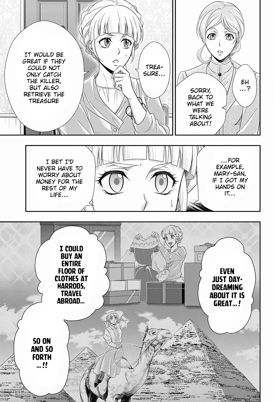 Yukoku no Moriarty Chapter 42 page 45 - Chapter 42: The Sign of Mary Act 3
