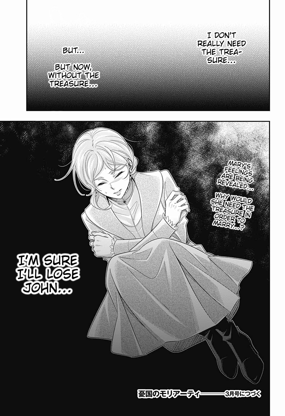 Yukoku no Moriarty Chapter 42 page 49 - Chapter 42: The Sign of Mary Act 3