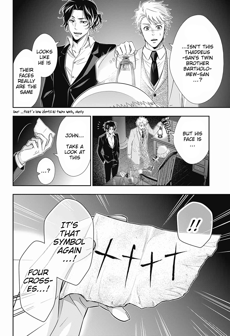 Yukoku no Moriarty Chapter 42 page 6 - Chapter 42: The Sign of Mary Act 3