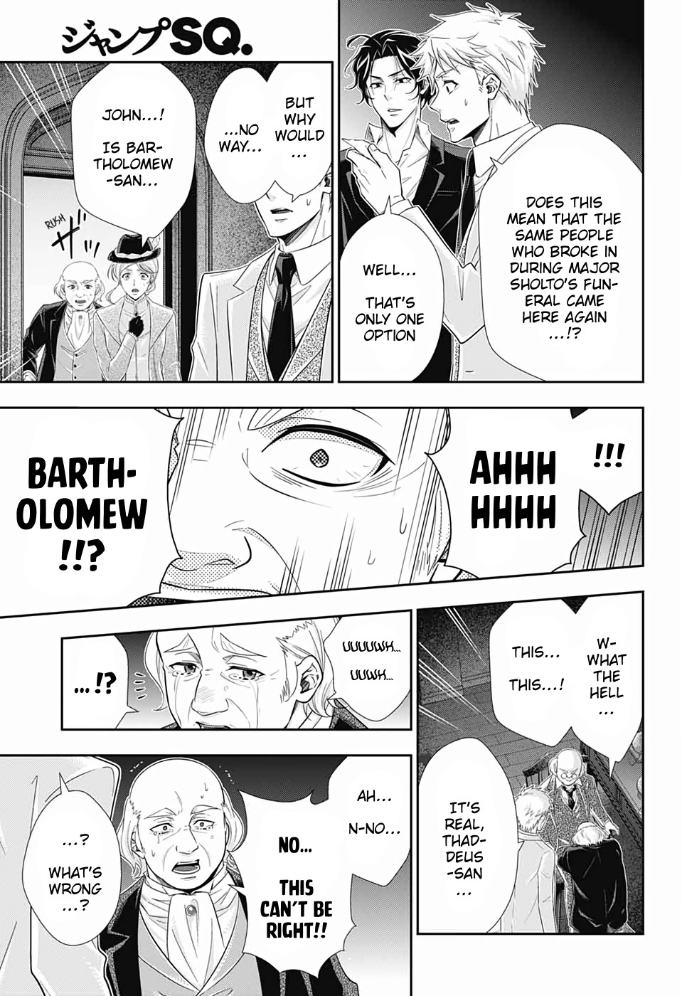Yukoku no Moriarty Chapter 42 page 7 - Chapter 42: The Sign of Mary Act 3