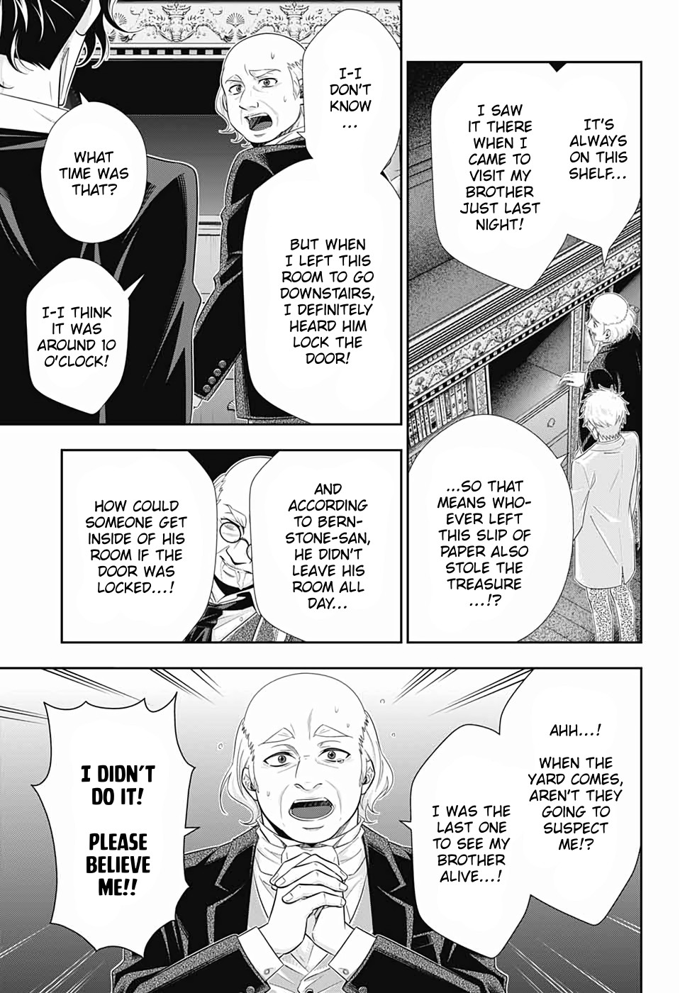 Yukoku no Moriarty Chapter 42 page 9 - Chapter 42: The Sign of Mary Act 3