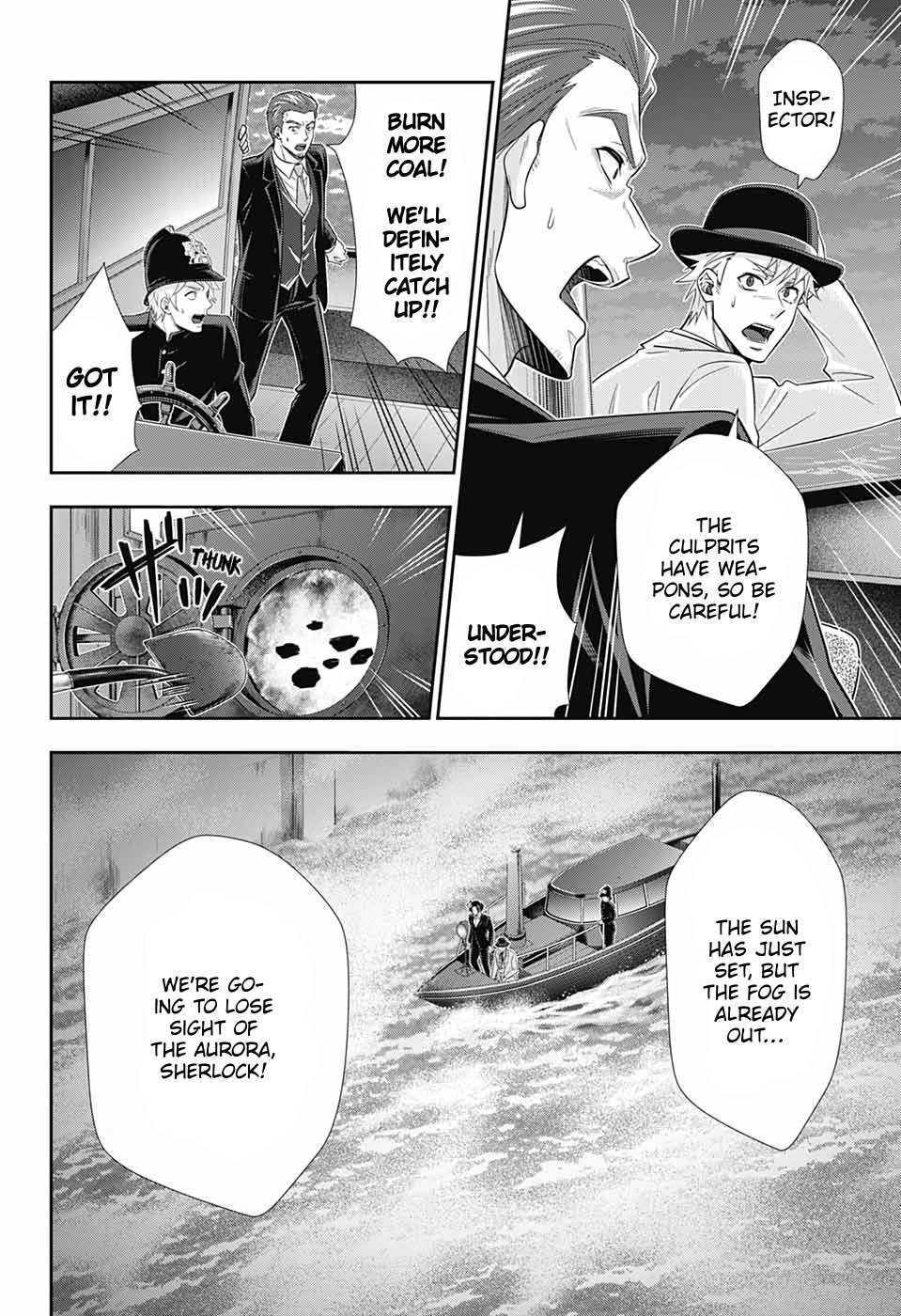 Yukoku no Moriarty Chapter 43 page 16 - Chapter 43: The Sign of Mary Act 4