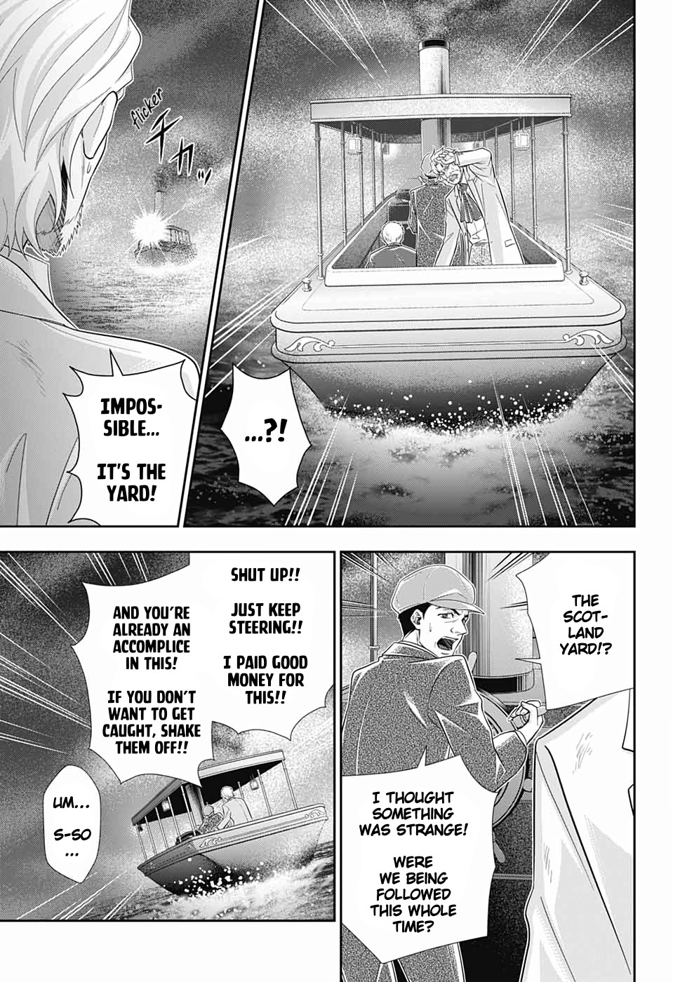 Yukoku no Moriarty Chapter 43 page 19 - Chapter 43: The Sign of Mary Act 4