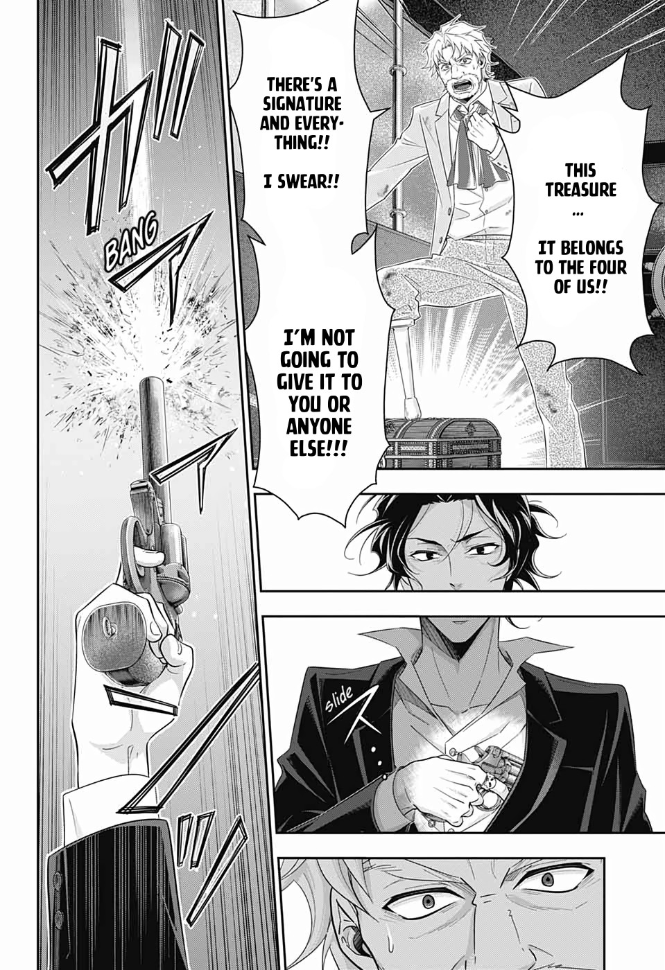 Yukoku no Moriarty Chapter 43 page 22 - Chapter 43: The Sign of Mary Act 4