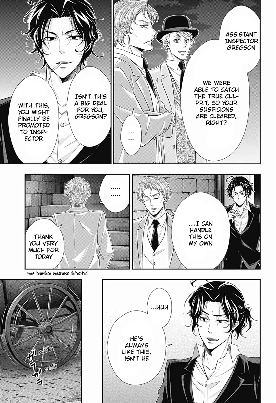 Yukoku no Moriarty Chapter 43 page 35 - Chapter 43: The Sign of Mary Act 4