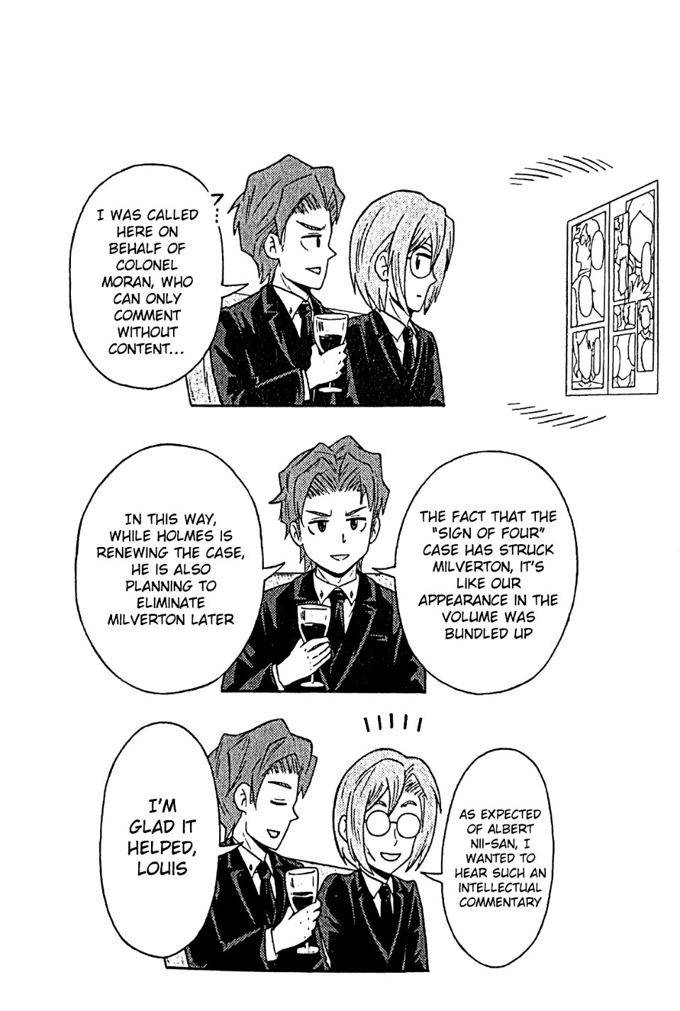 Yukoku no Moriarty Chapter 43 page 48 - Chapter 43: The Sign of Mary Act 4