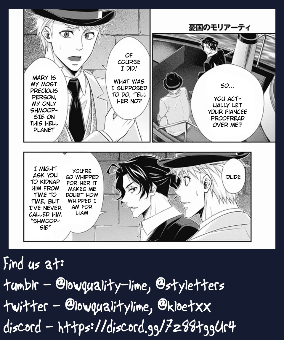 Yukoku no Moriarty Chapter 43 page 49 - Chapter 43: The Sign of Mary Act 4