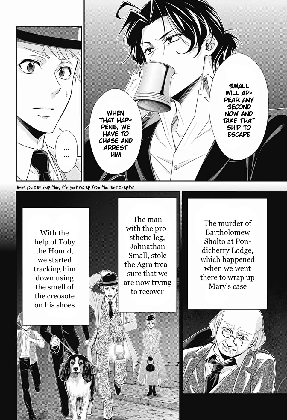 Yukoku no Moriarty Chapter 43 page 6 - Chapter 43: The Sign of Mary Act 4