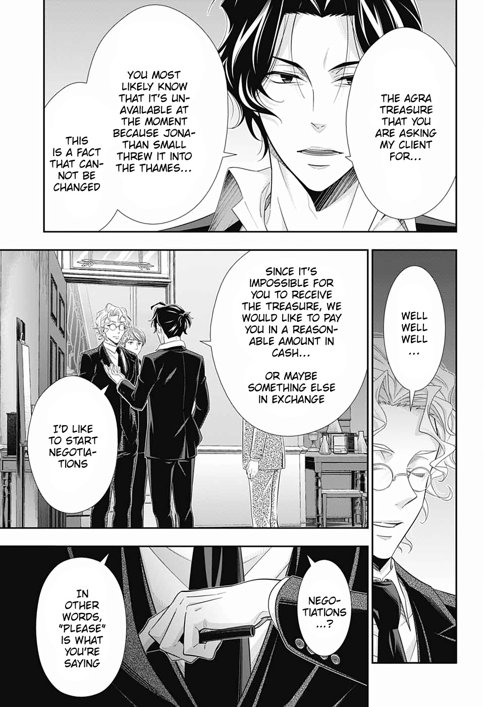 Yukoku no Moriarty Chapter 44 page 25 - Chapter 44: The Two Criminals Act 1