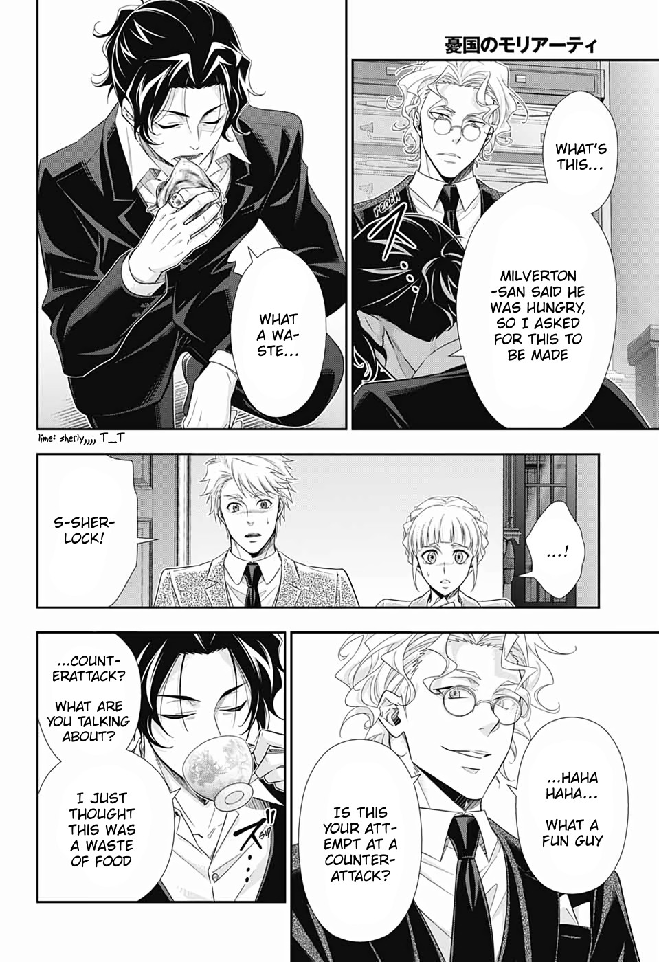 Yukoku no Moriarty Chapter 44 page 38 - Chapter 44: The Two Criminals Act 1