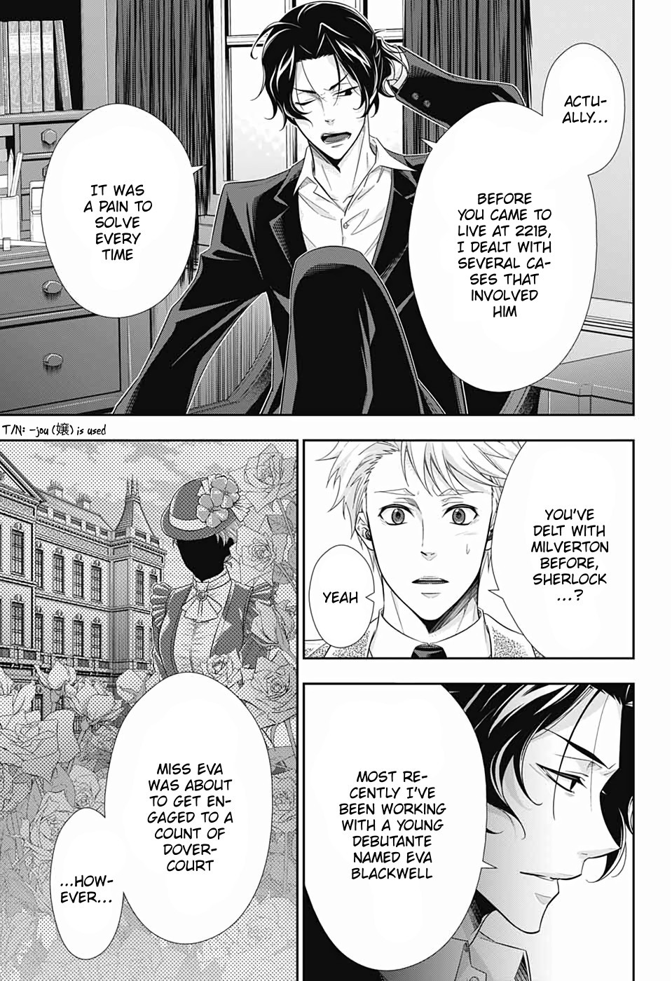 Yukoku no Moriarty Chapter 44 page 7 - Chapter 44: The Two Criminals Act 1