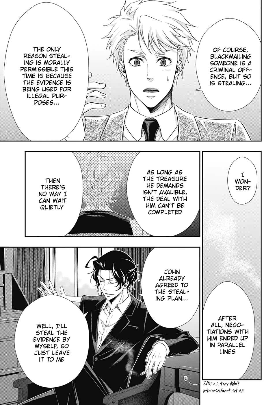 Yukoku no Moriarty Chapter 45 page 4 - Chapter 45: The Two Criminals Act 2