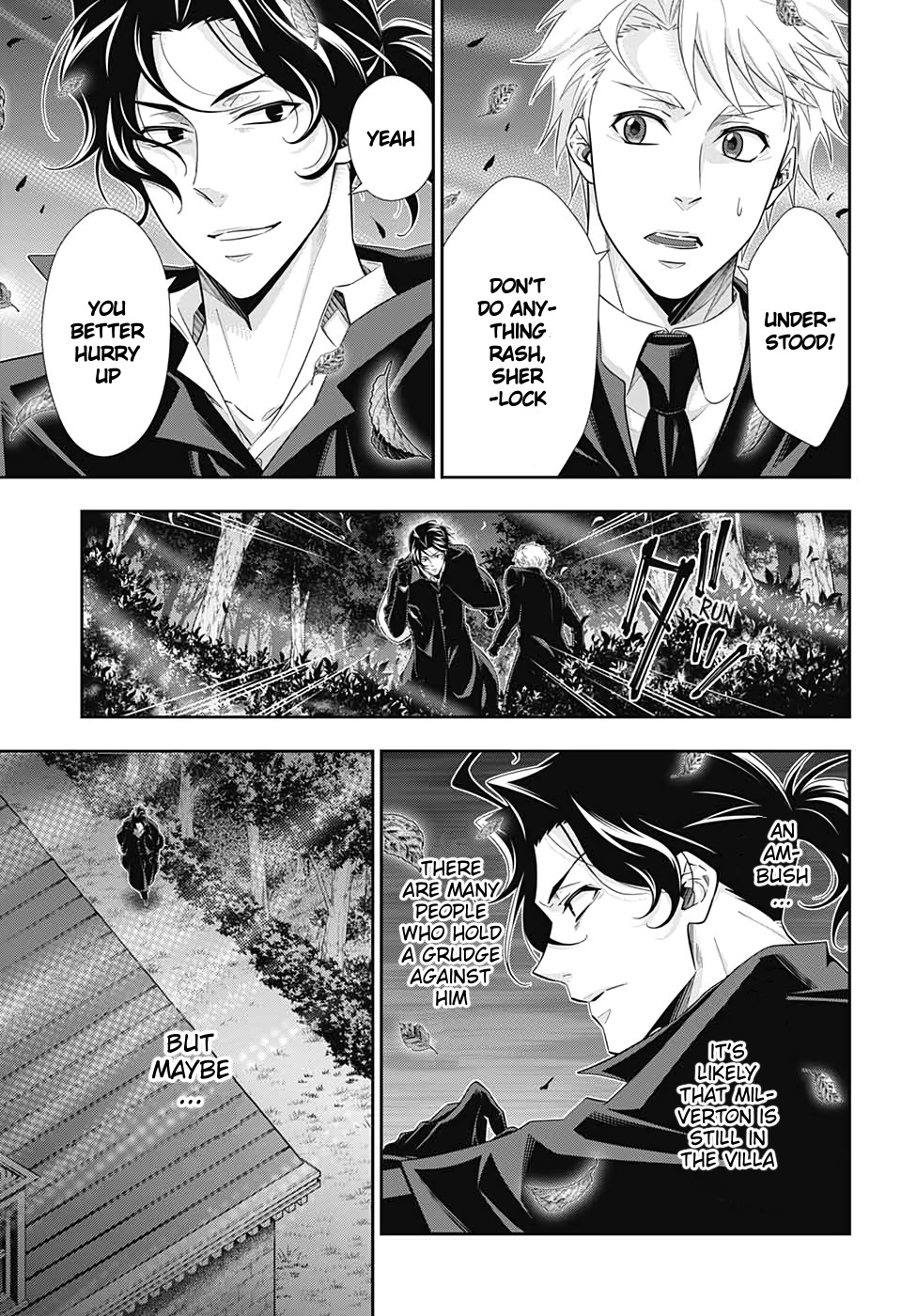 Yukoku no Moriarty Chapter 46 page 32 - Chapter 46: The Two Criminals Act 3
