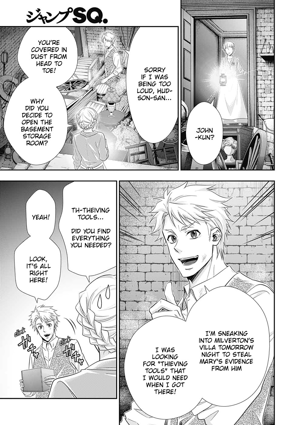 Yukoku no Moriarty Chapter 46 page 4 - Chapter 46: The Two Criminals Act 3
