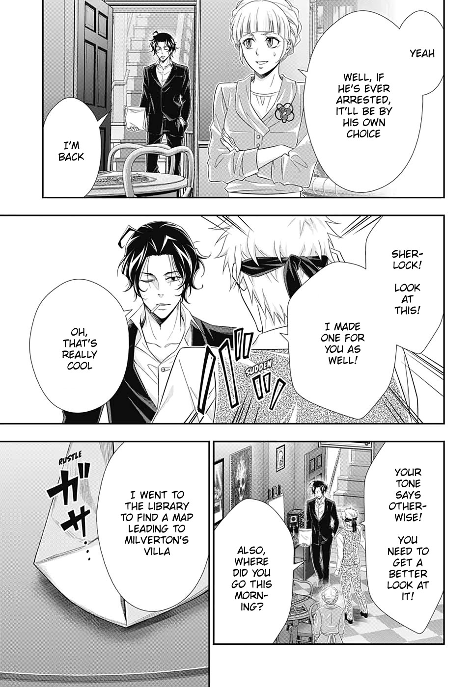 Yukoku no Moriarty Chapter 46 page 8 - Chapter 46: The Two Criminals Act 3