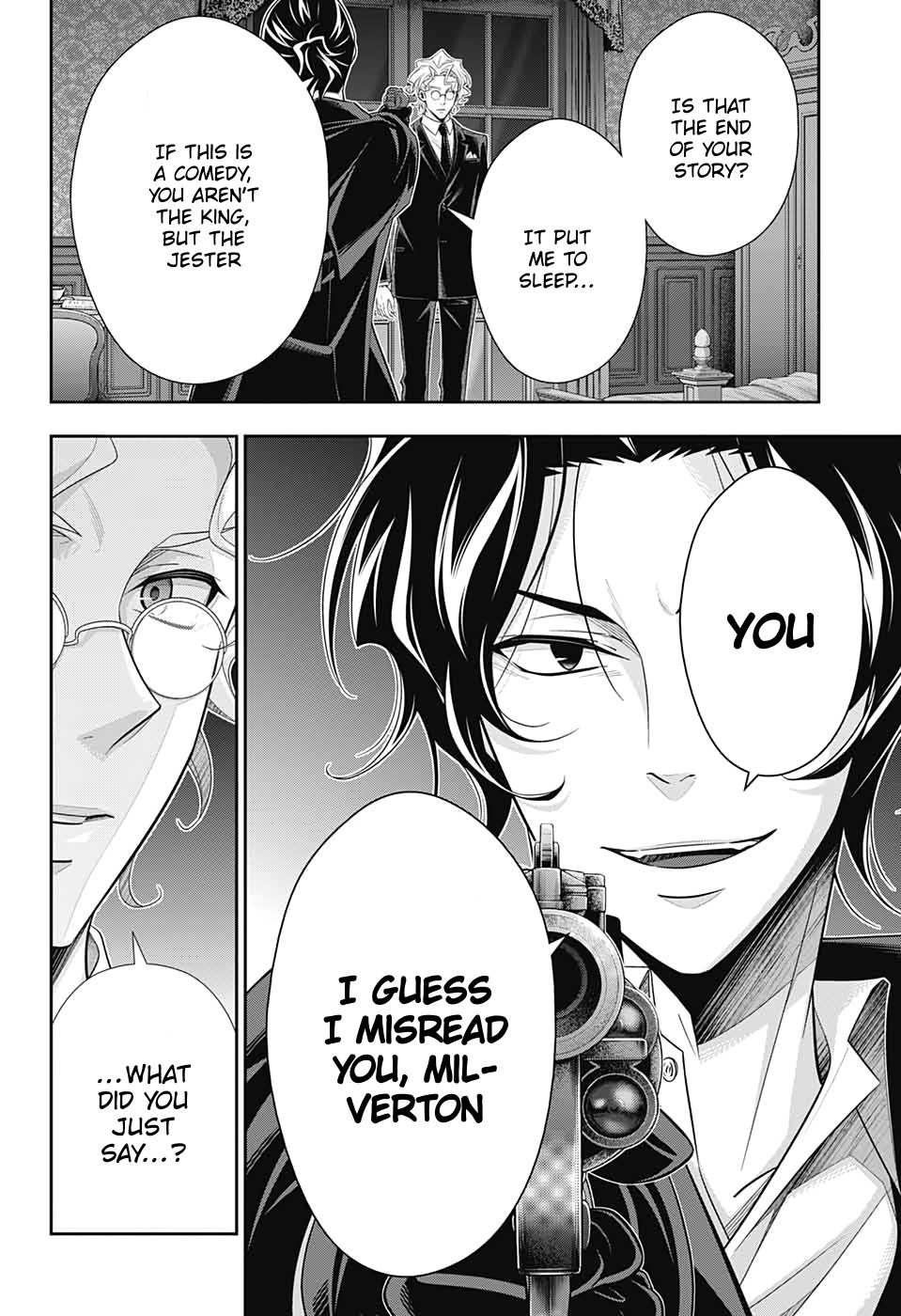 Yukoku no Moriarty Chapter 47 page 15 - Chapter 47: The Two Criminals Act 4