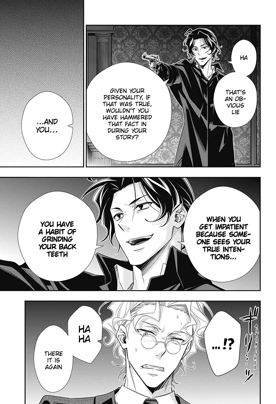 Yukoku no Moriarty Chapter 47 page 22 - Chapter 47: The Two Criminals Act 4