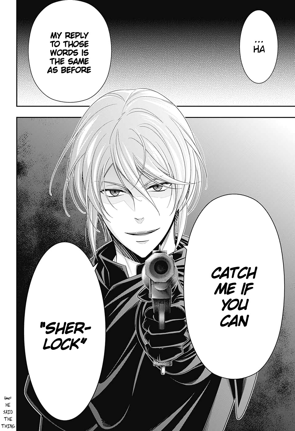 Yukoku no Moriarty Chapter 47 page 33 - Chapter 47: The Two Criminals Act 4