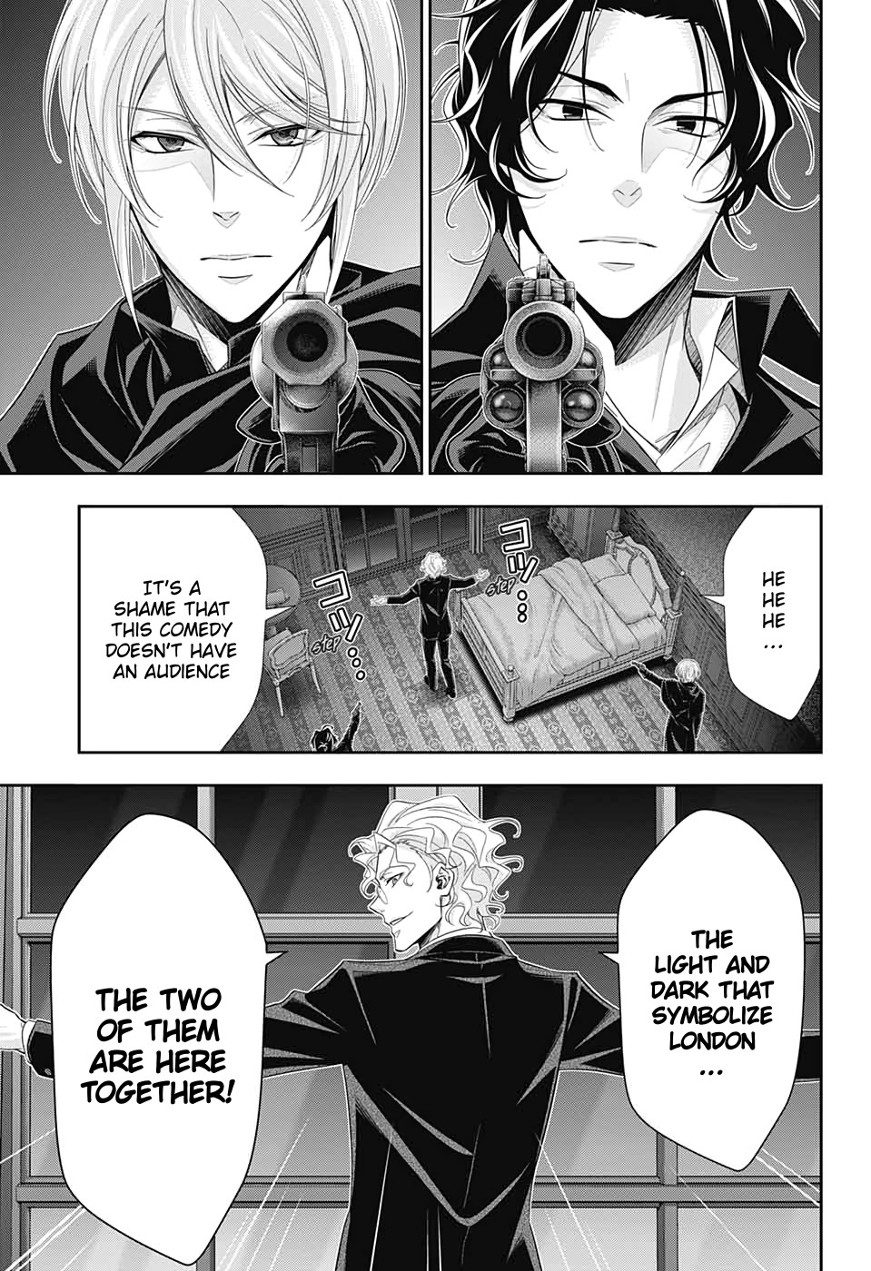 Yukoku no Moriarty Chapter 47 page 4 - Chapter 47: The Two Criminals Act 4