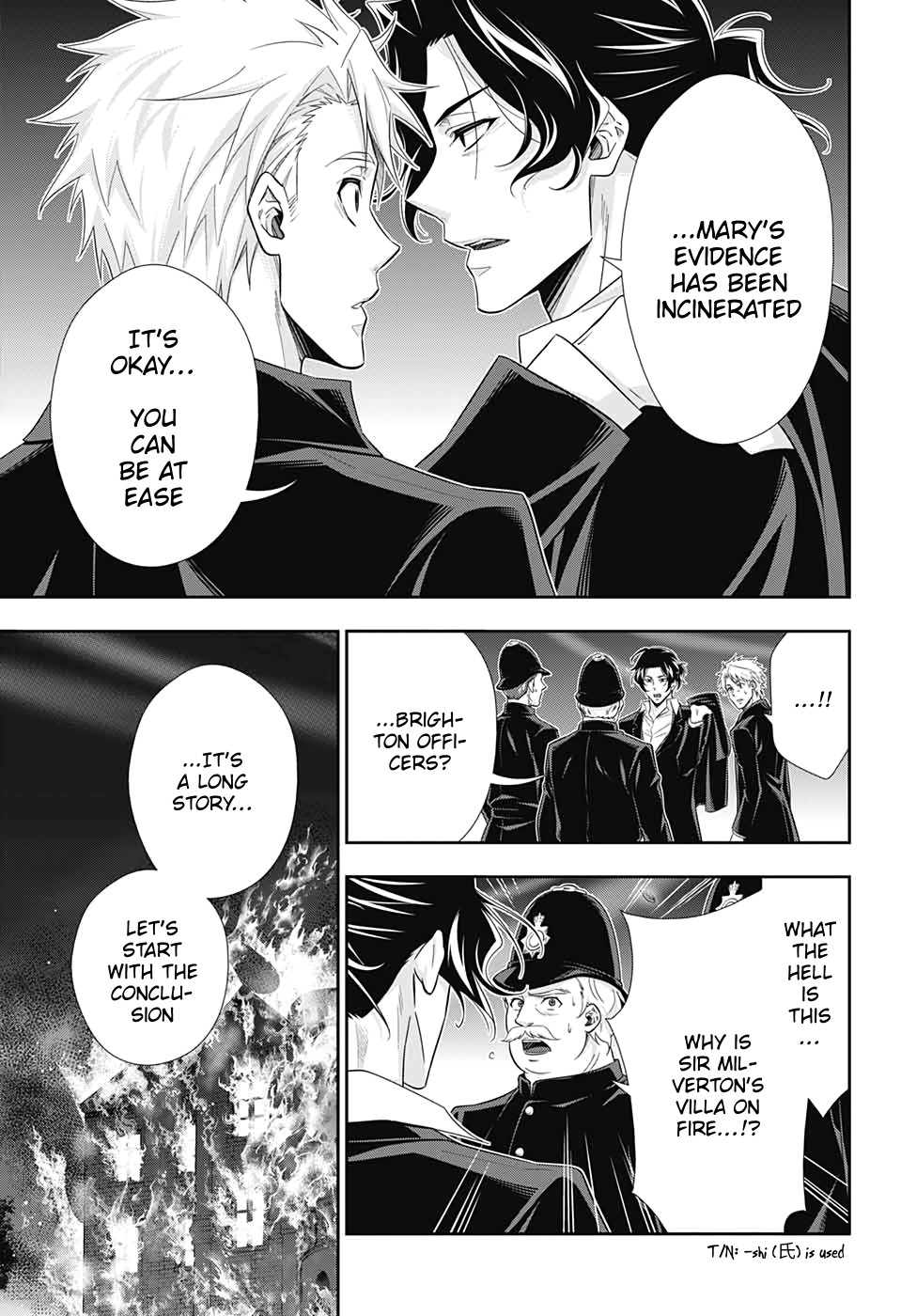 Yukoku no Moriarty Chapter 47 page 40 - Chapter 47: The Two Criminals Act 4