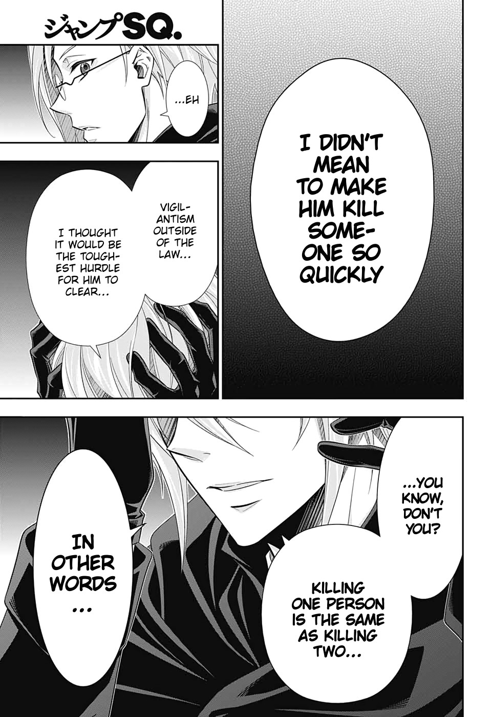 Yukoku no Moriarty Chapter 47 page 44 - Chapter 47: The Two Criminals Act 4