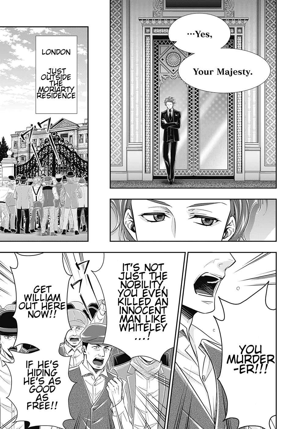 Yukoku no Moriarty Chapter 49 page 11 - Chapter 49: The Final Problem Act 2