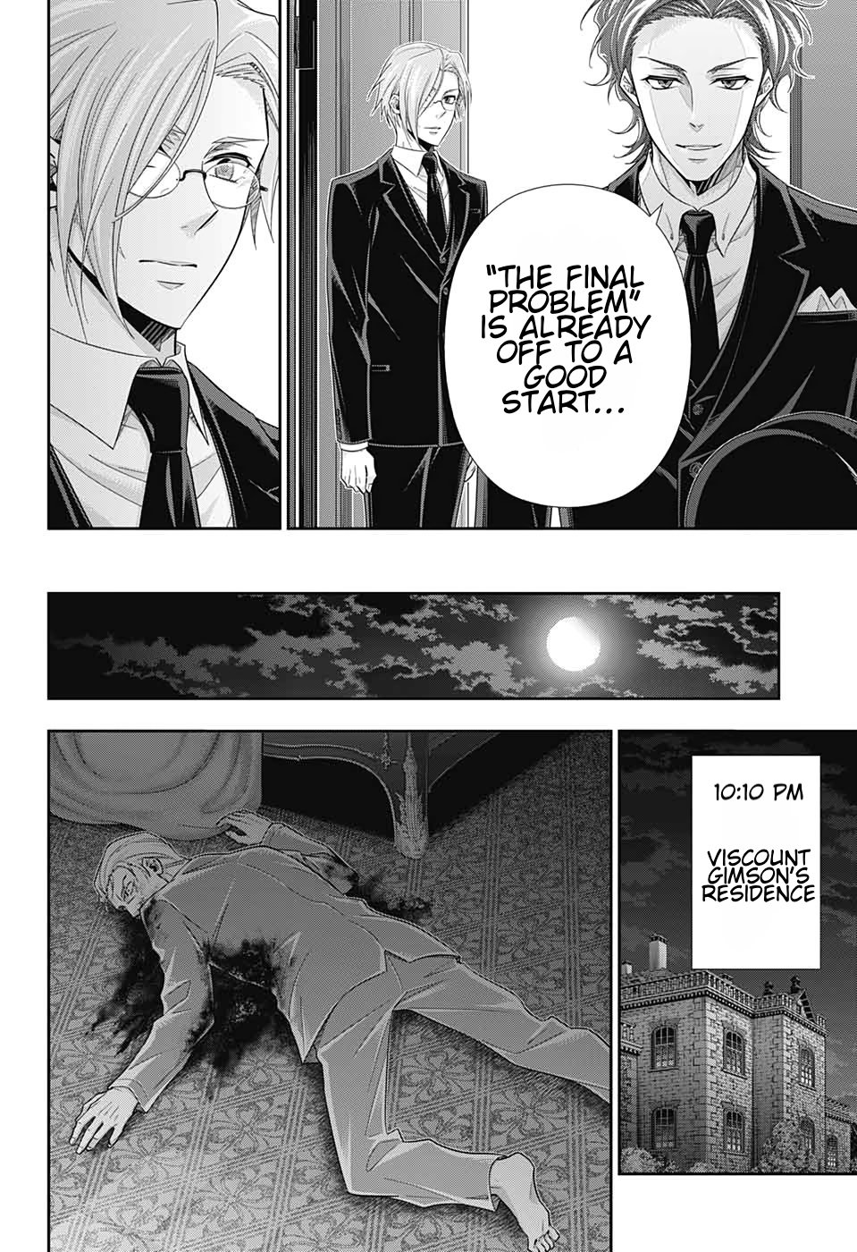Yukoku no Moriarty Chapter 49 page 14 - Chapter 49: The Final Problem Act 2