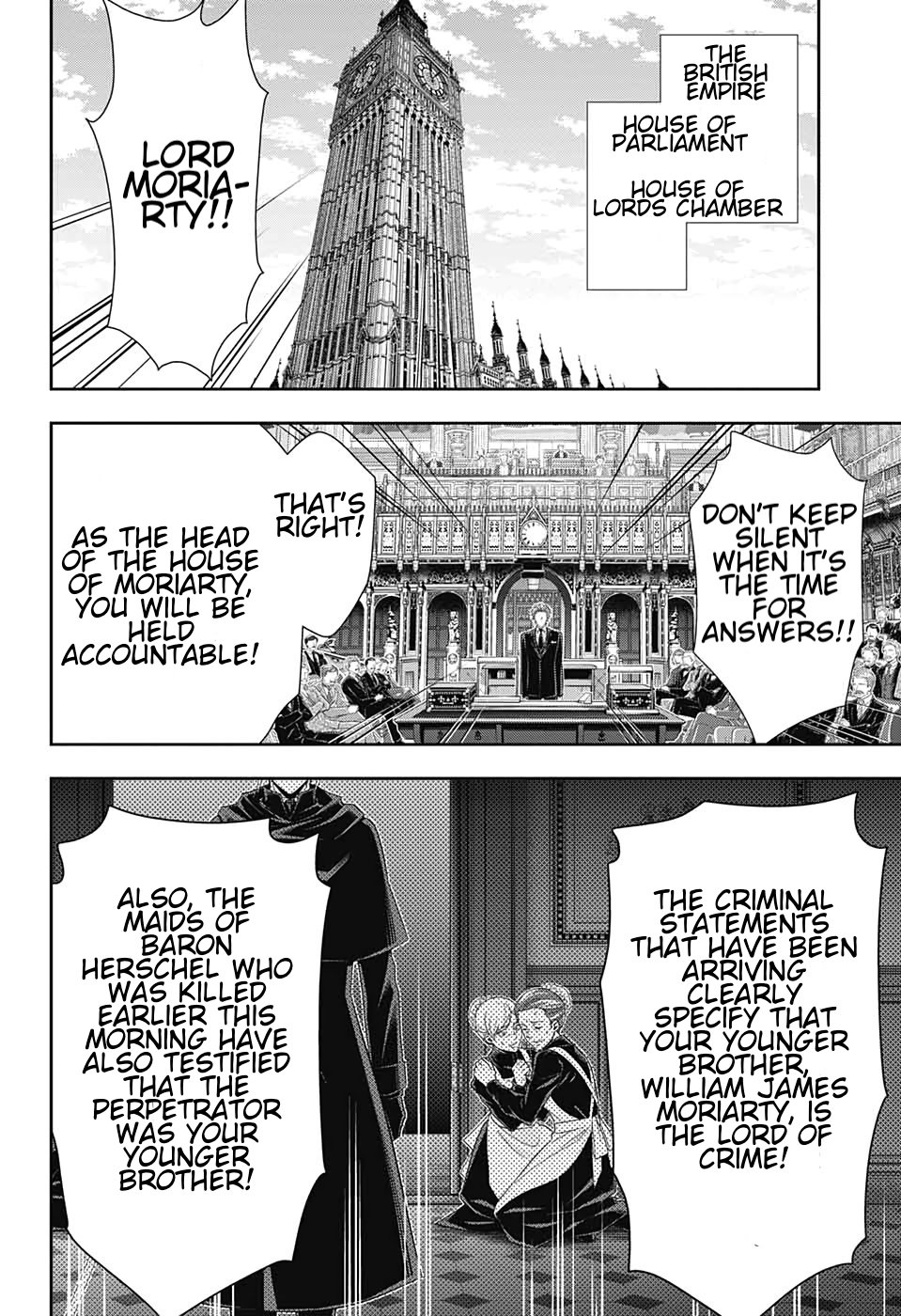 Yukoku no Moriarty Chapter 49 page 2 - Chapter 49: The Final Problem Act 2