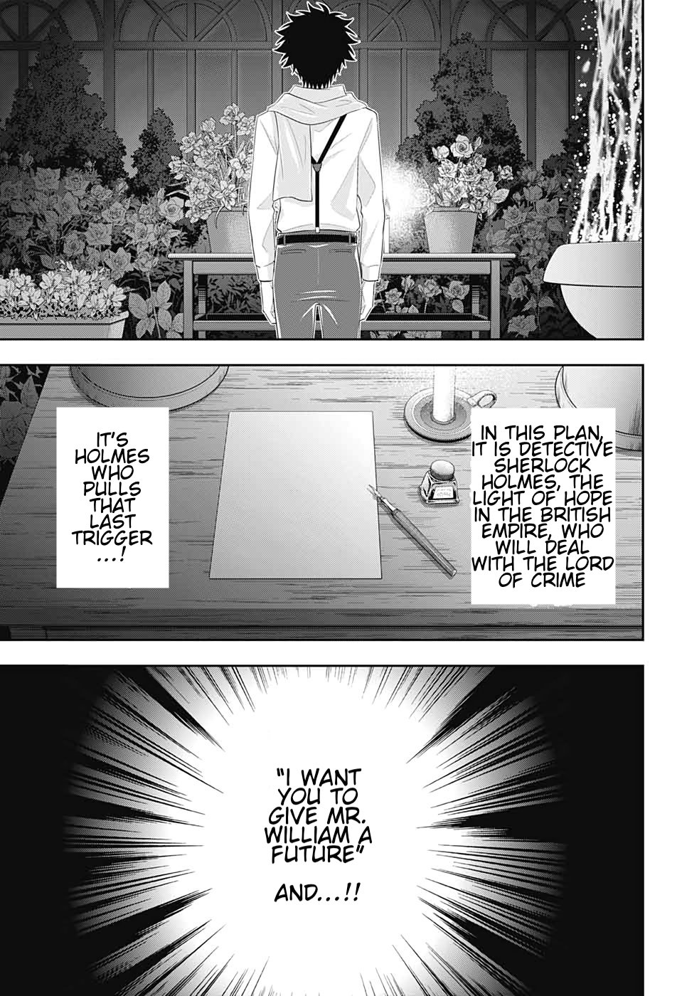 Yukoku no Moriarty Chapter 49 page 37 - Chapter 49: The Final Problem Act 2