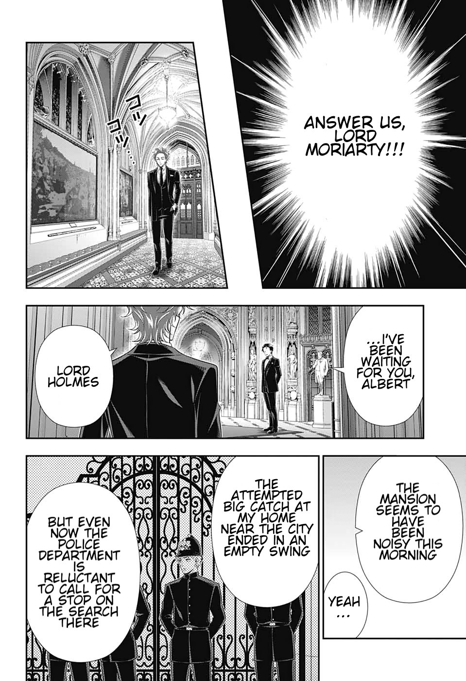 Yukoku no Moriarty Chapter 49 page 4 - Chapter 49: The Final Problem Act 2
