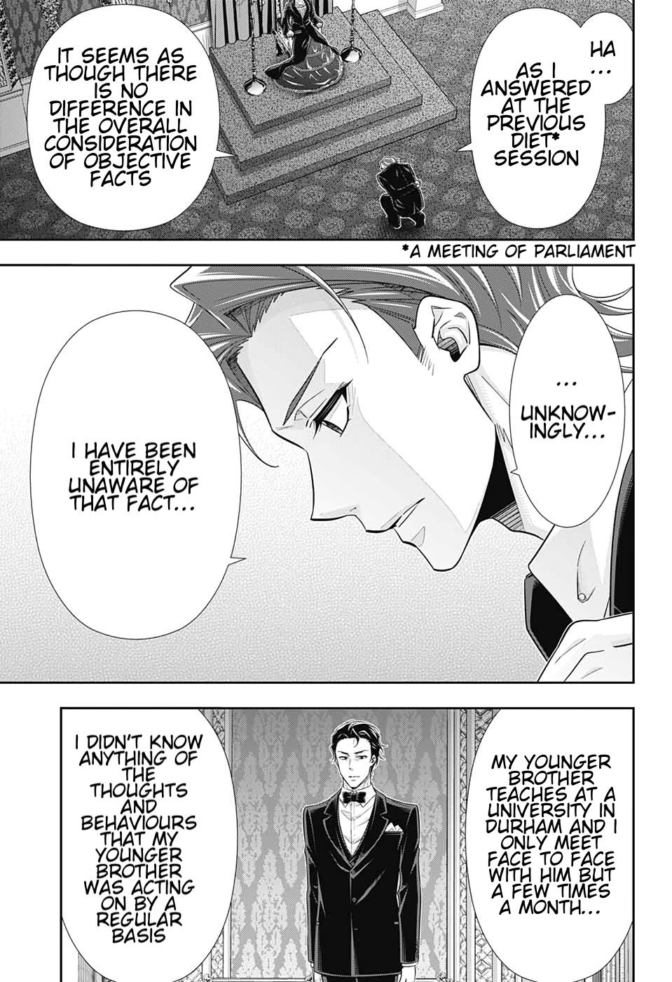 Yukoku no Moriarty Chapter 49 page 7 - Chapter 49: The Final Problem Act 2