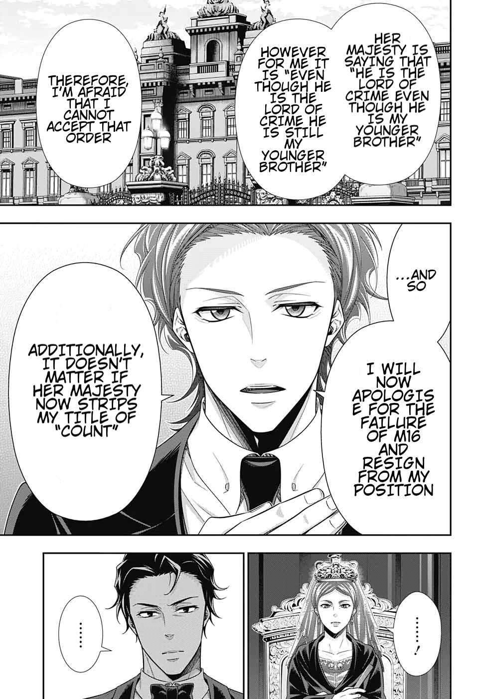 Yukoku no Moriarty Chapter 49 page 9 - Chapter 49: The Final Problem Act 2