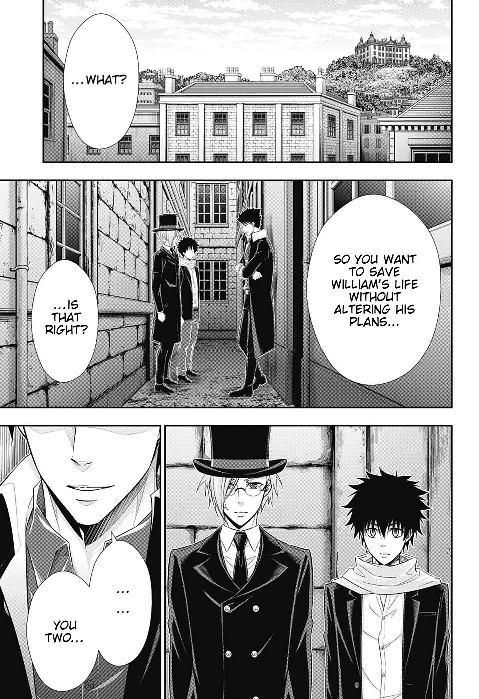 Yukoku no Moriarty Chapter 50 page 13 - Chapter 50: The Final Problem Act 3