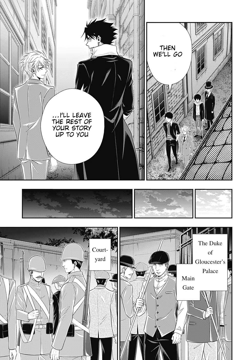 Yukoku no Moriarty Chapter 50 page 21 - Chapter 50: The Final Problem Act 3