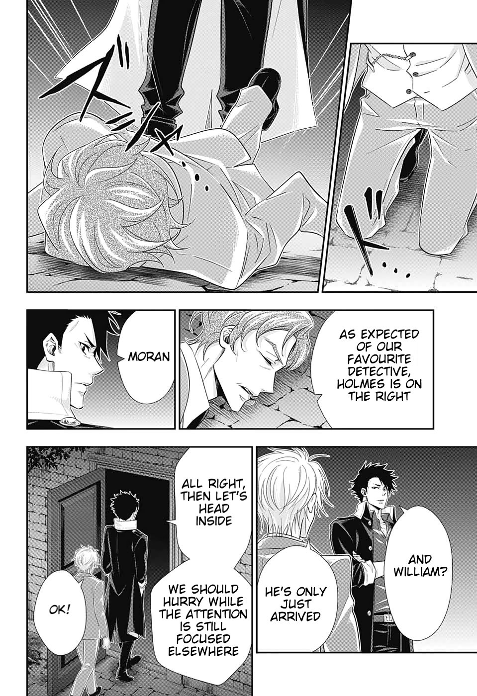 Yukoku no Moriarty Chapter 50 page 28 - Chapter 50: The Final Problem Act 3