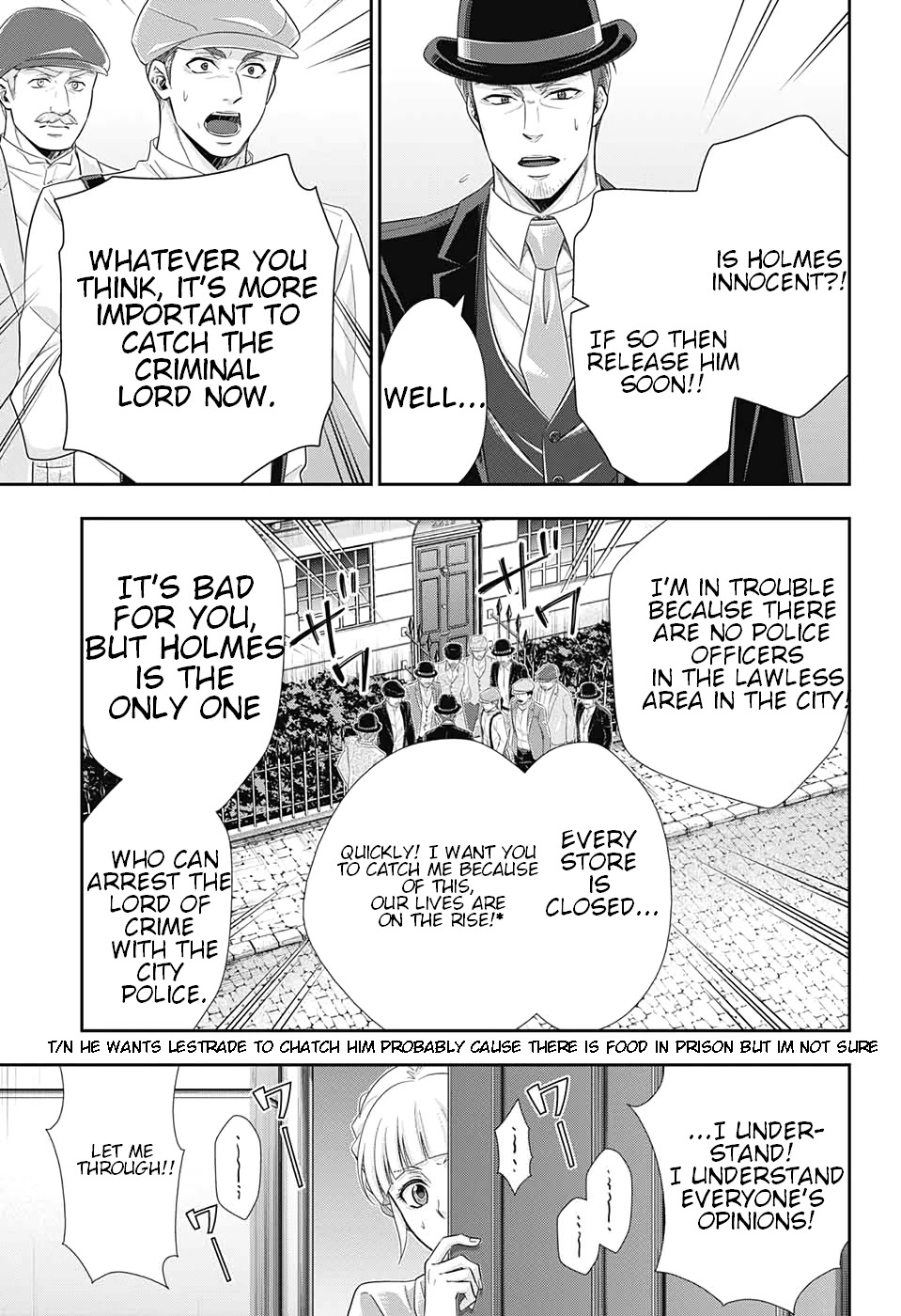 Yukoku no Moriarty Chapter 51 page 19 - Chapter 51: The Final Problem Act 4