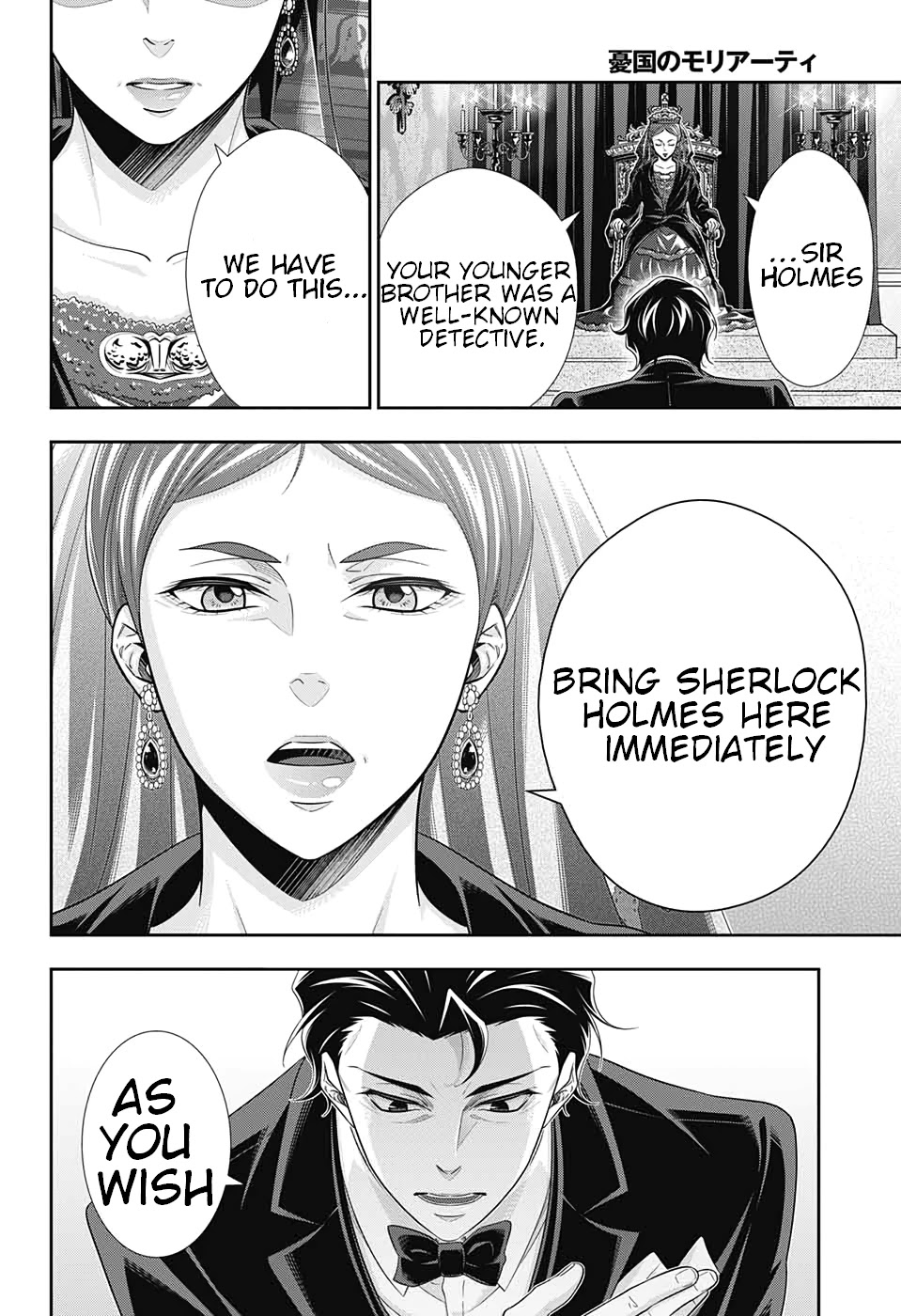 Yukoku no Moriarty Chapter 51 page 28 - Chapter 51: The Final Problem Act 4