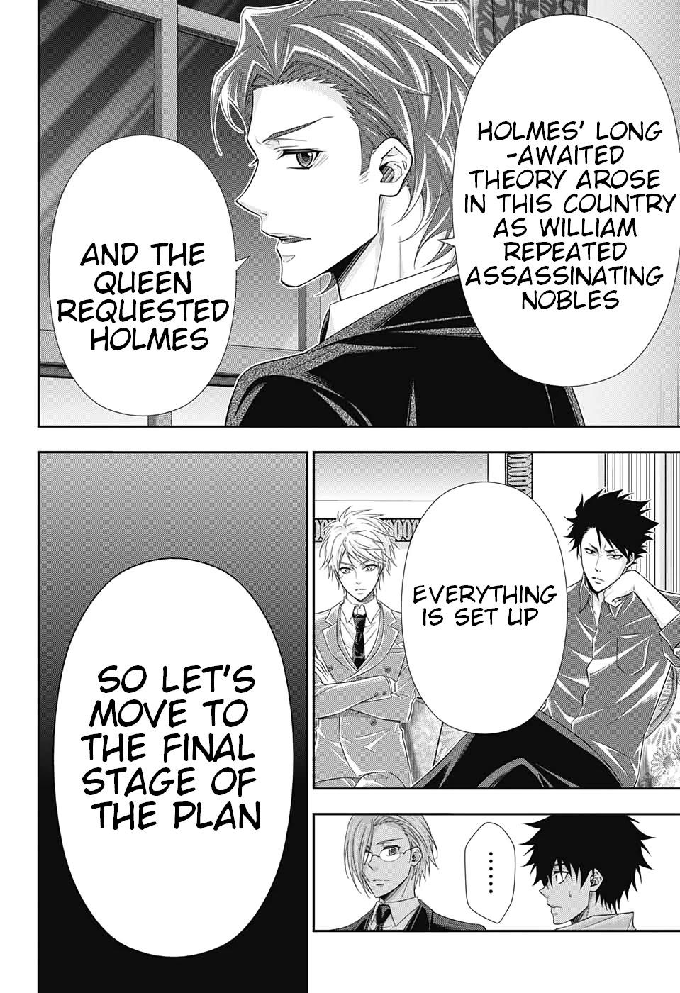 Yukoku no Moriarty Chapter 51 page 44 - Chapter 51: The Final Problem Act 4