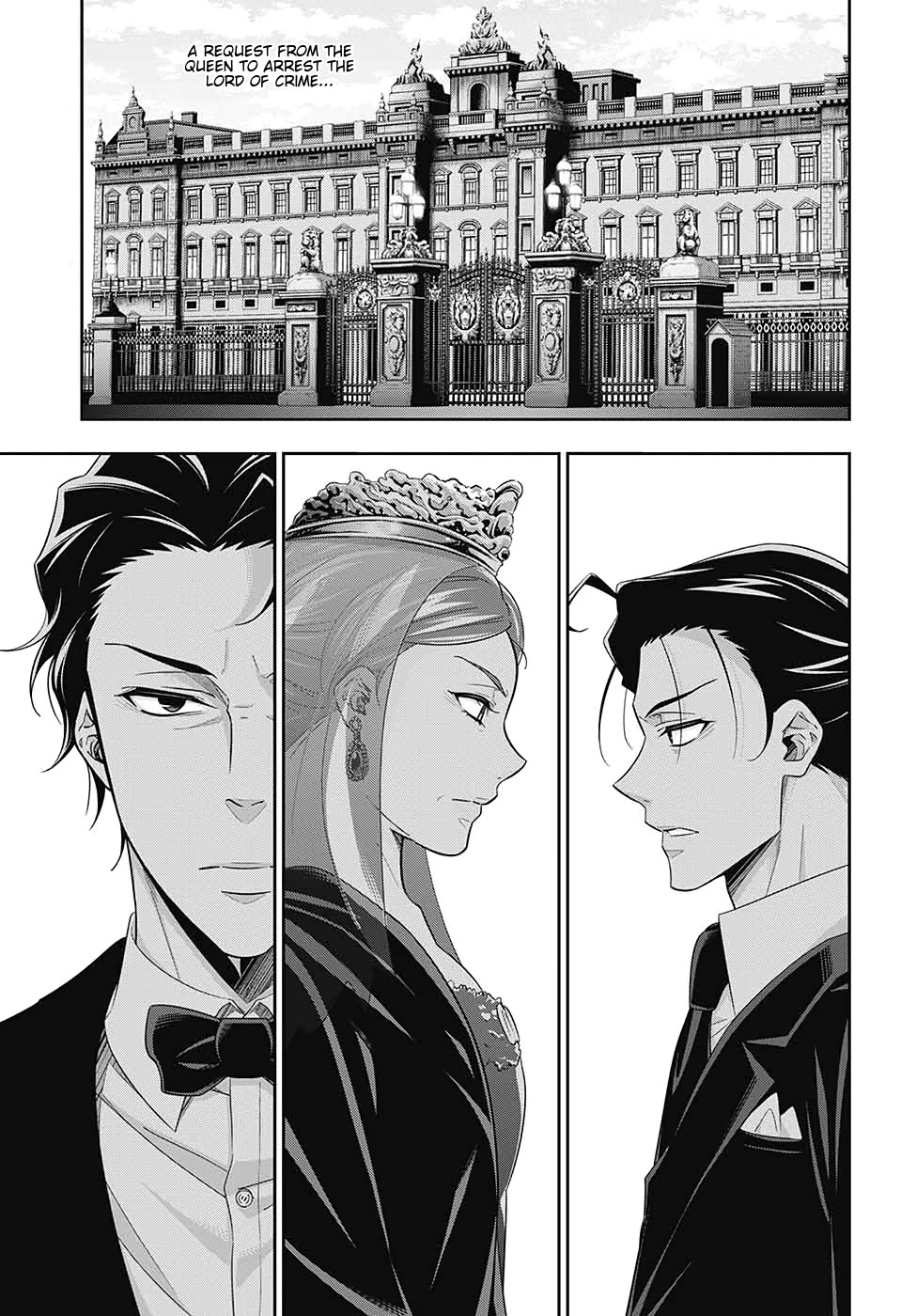 Yukoku no Moriarty Chapter 52 page 1 - Chapter 52: The Final Problem Act 5