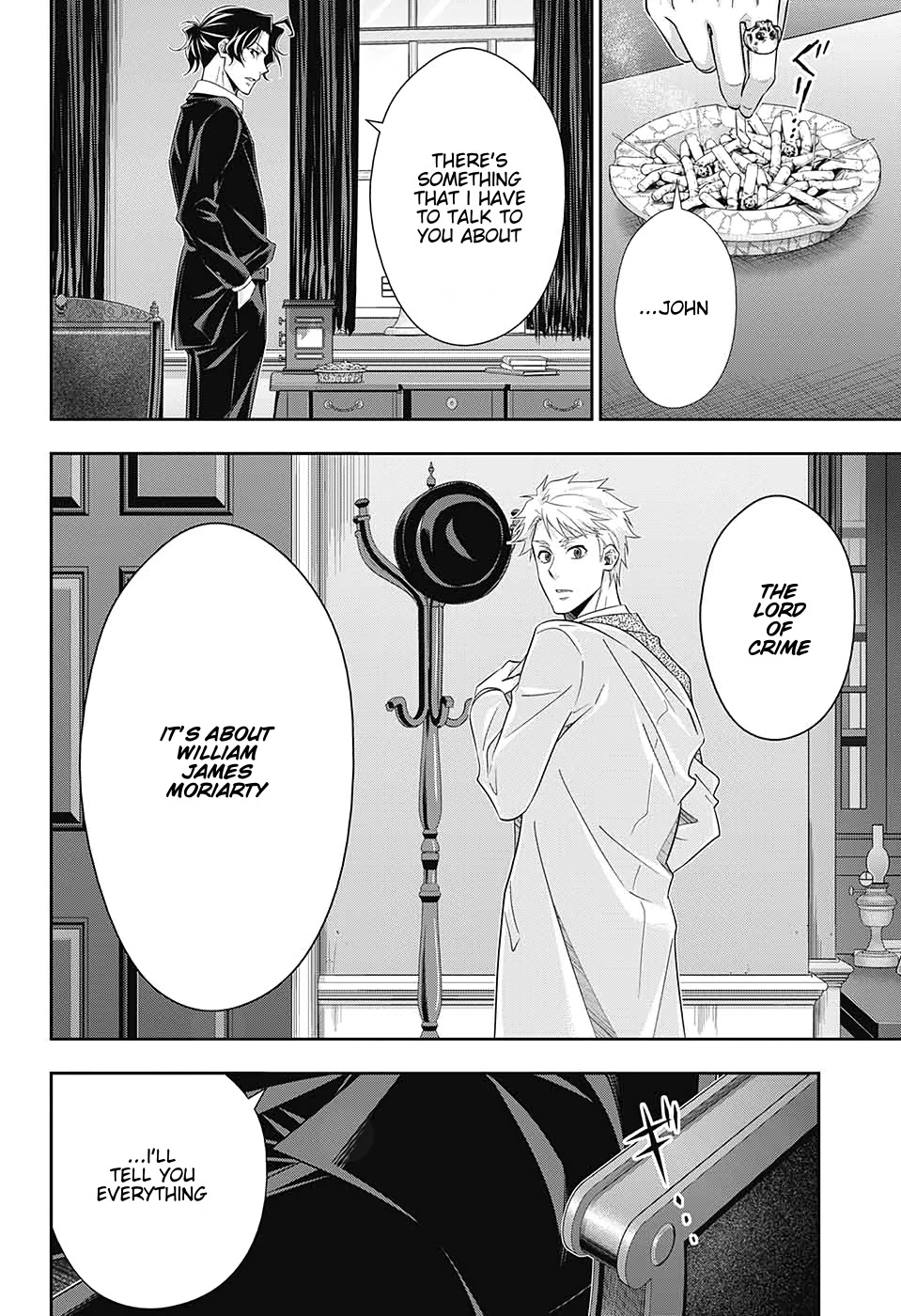 Yukoku no Moriarty Chapter 52 page 12 - Chapter 52: The Final Problem Act 5
