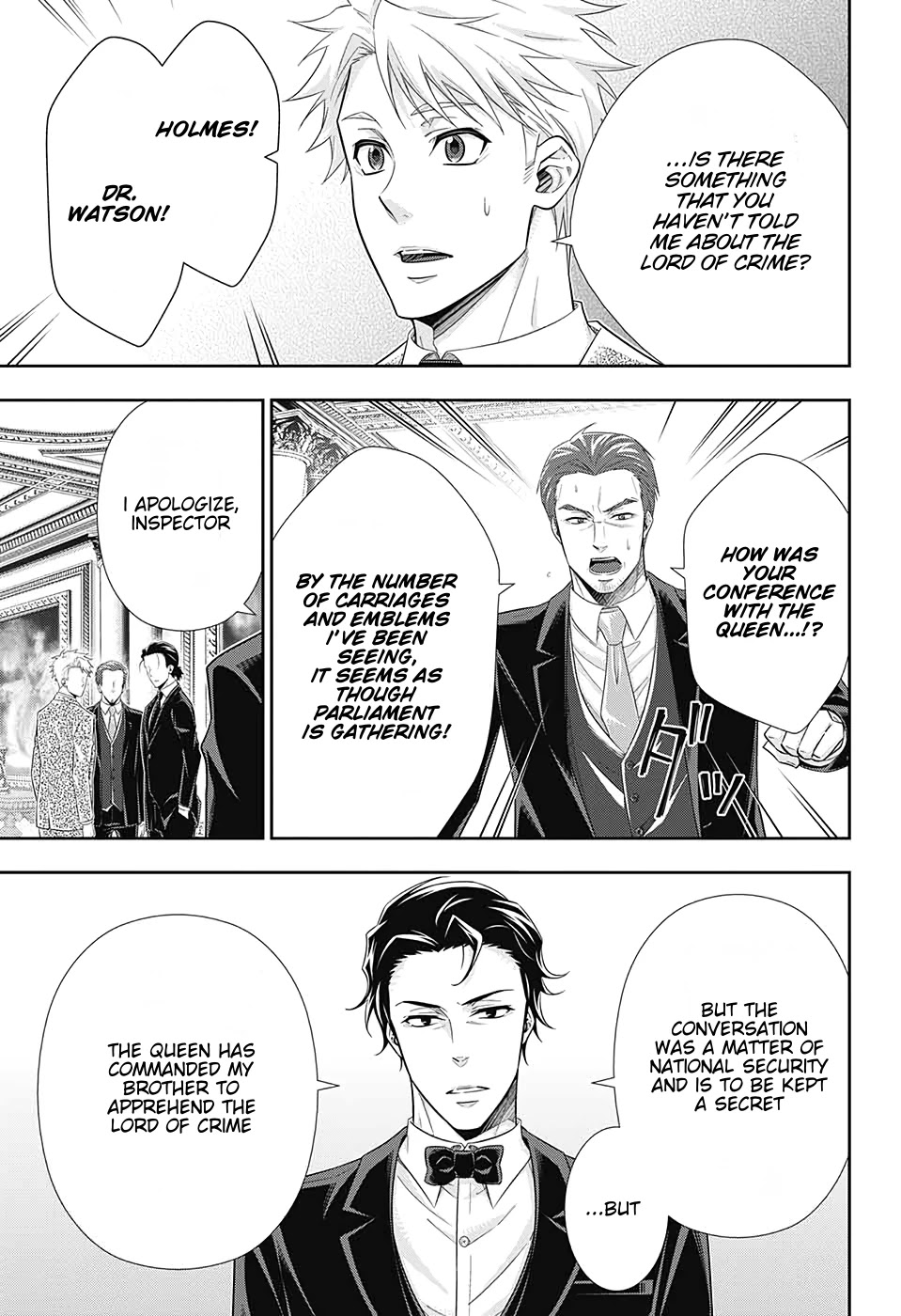 Yukoku no Moriarty Chapter 52 page 3 - Chapter 52: The Final Problem Act 5